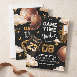 Convite basketball birthday Invitation