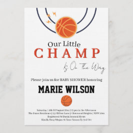 Convite Basketball Sports Girl Boy Favors Baby Shower