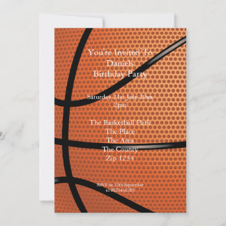 Convite Basquete