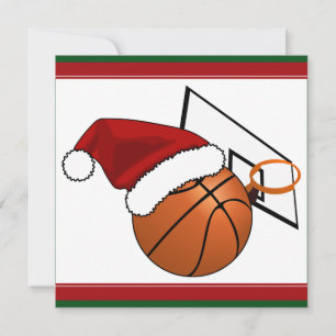 Convite Basquete de Natal e Hoop