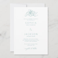 Basta Casamento Branco Verde de Espuma Marinha de 