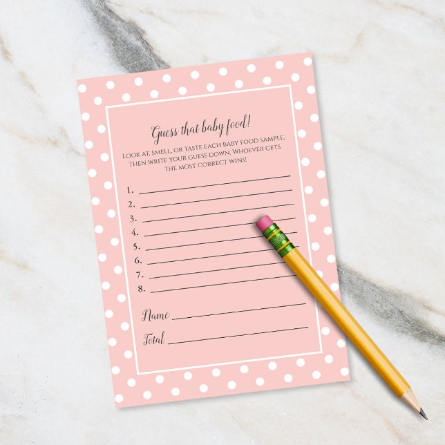 Convite Basta Um Arco Rosa Bonito Adivinhar Esse Jogo De C (Criador carregado)