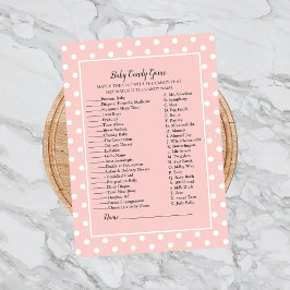 Convite Basta um jogo de Chá de doce, Arco rosa, bonito