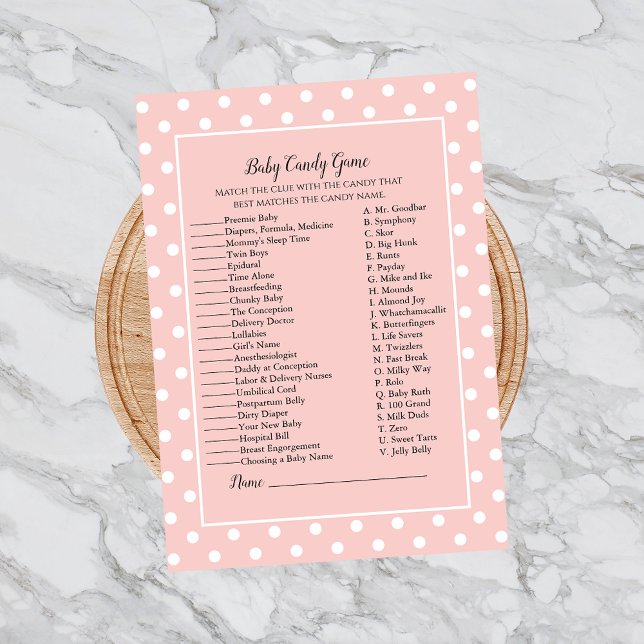 Convite Basta um jogo de Chá de doce, Arco rosa, bonito (Criador carregado)