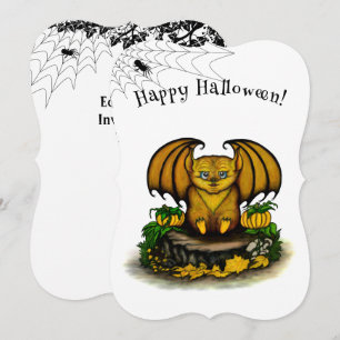 Convite Bat Bonito do Halloween