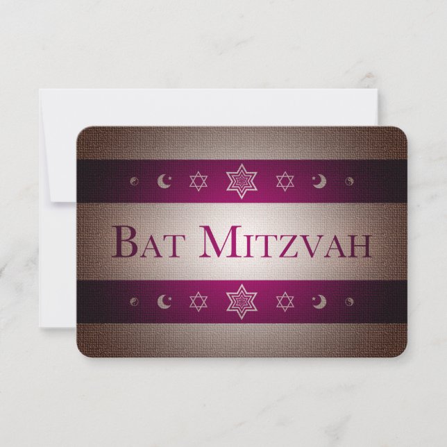 Convite Bat Mitzvah (Frente)