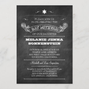 Convite Bat Mitzvah
