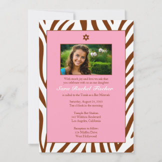 Convite Bat Mitzvah