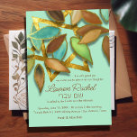 Convite Bat Mitzvah Aqua Brown Watercolor Pets sobre Star<br><div class="desc">Bat Mitzvah Aqua Brown Watercolor Petals sobre o Bar de Estrela Mitzvah e conjuntos de convites Bat Mitzvah projetados por Umua. Impresso e enviado pela Zazzle ou seus parceiros.</div>