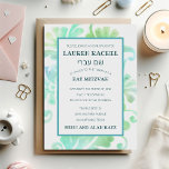 Convite Bat Mitzvah Aqua Turquoise Plume<br><div class="desc">Bat Mitzvah Aqua Turquoise Plume Mitzvah e Bat Mitzvah,  conjuntos de convites projetados por Umua. Impresso e enviado pela Zazzle ou seus parceiros.</div>