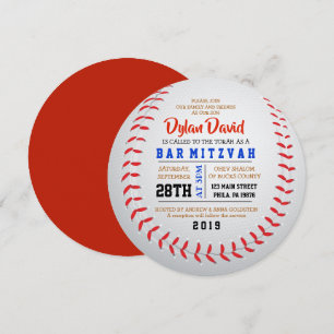 Convite Bat Mitzvah, Bar ROUND BASEBALL
