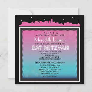 Convite Bat Mitzvah, BROADWAY CLÁSSICO CENTERED