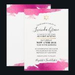 Convite BAT MITZVAH CONVIDA o preto rosa-rosa-dourado mode<br><div class="desc">pelo kat massard >> kat@simplysweetPAPERIE.com <<< - - - - - - - - - - - - - - - - - - - - - - - - - - - - - - - - - - - - - - - - - - - - -...</div>