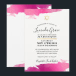 Convite BAT MITZVAH CONVIDA o preto rosa-rosa-dourado mode<br><div class="desc">pelo kat massard >> kat@simplysweetPAPERIE.com <<< - - - - - - - - - - - - - - - - - - - - - - - - - - - - - - - - - - - - - - - - - - - - -...</div>