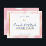 Convite BAT MITZVAH - cor-de-água cor-de-rosa dourada, exc<br><div class="desc">pelo kat massard >> kat@simplysweetPAPERIE.com <<< - - - - - - - - - - - - - - - - - - - - - - - - - - - - - - - - - - - - - - - - - - - - -...</div>