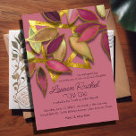 Convite Bat Mitzvah Rosa Burgundy Watercolor Petals Star<br><div class="desc">Conjuntos de convites do Bat Mitzvah Rosa Burgundy Watercolor Petals Star Bar Mitzvah e Bat Mitzvah projetados por Umua. Impresso e enviado pela Zazzle ou seus parceiros.</div>