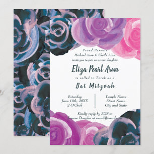 Convite Bat Mitzvah, Rosas Negros