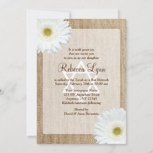 Convite Bat Mitzvah, Russo Branco