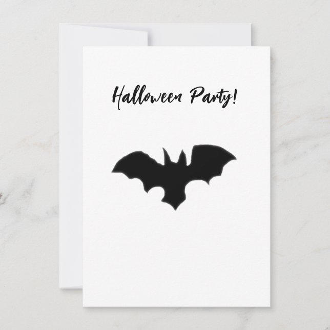 Convite Bat Voador (Frente)