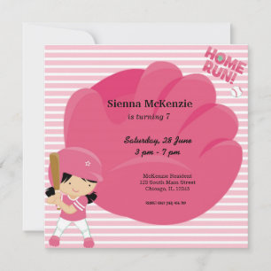 Convite Batedor de Softball