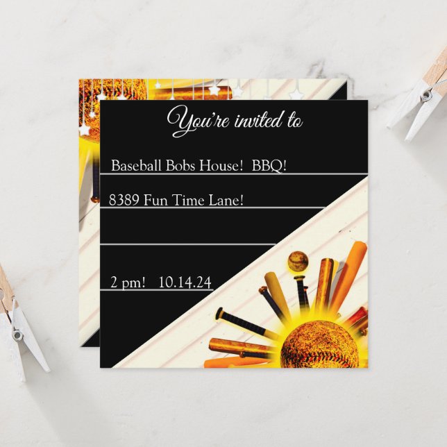 CONVITE BATER NO DOMINGO! (Frente/Verso In Situ)