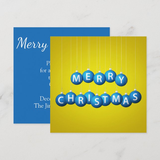 Convite Bateria de Natal (Frente/Verso)