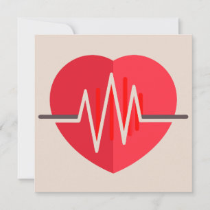 Convite Batimentos cardíacos gradiente
