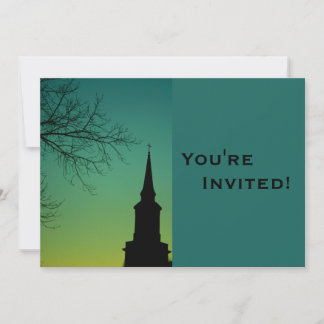 Convite Batismo Constante da Igreja Personalizada