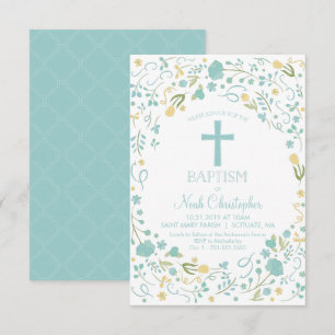 Convite Batismo, Convite De Natal, Rapaz, Cruz