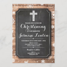 Batismo Cruzando Natal De Madeira Neve