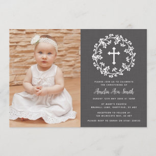 Convite batismo da Bebê-respiração