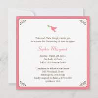 Batismo de Dove Rosa/Convite de Natal