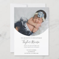 Batismo de Fotografia com Tipografia de Script Man