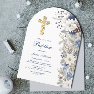 Convite Batismo de inverno