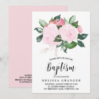 Batismo de Rosas de Aquarela Rosa-doce