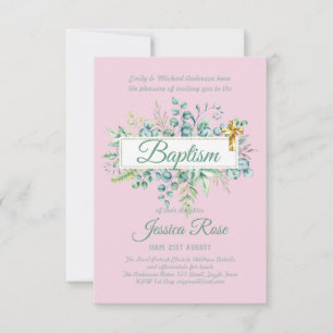 Convite Batismo Eucalyptus Greenerescência Orçamen