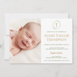 Convite Batismo Fotográfico Personalizado Por Cores Cruzad