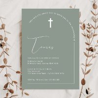 Batismo minimalista do arco da Typografia