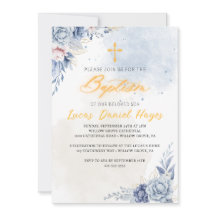 Batismo religioso, moderno, azul