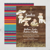 Batizado de Irmão Cactus Mexicano Rústico Charro D