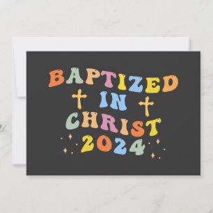 Convite Batizado em Cristo