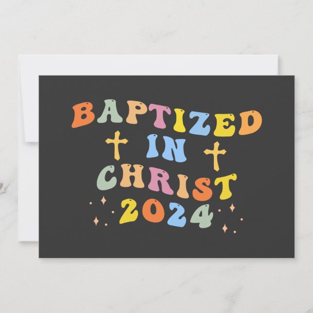 Convite Batizado em Cristo (Frente)