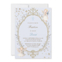 Convite batizado menino