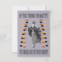 Convite Batty Bunco