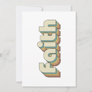 Convite Bauhaus Faith Christian Inspirational Vibes