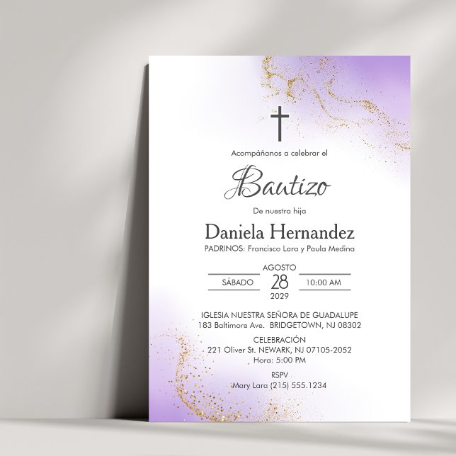 Convite Bautizo Invitación Católica Batismo Christening (Criador carregado)