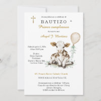 Bautizo y Primer Cumpleaños Niño