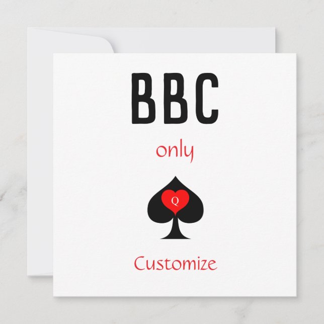 Convite BBC Apenas Sinal de Espada Lâmina Thunder_Cove (Frente)