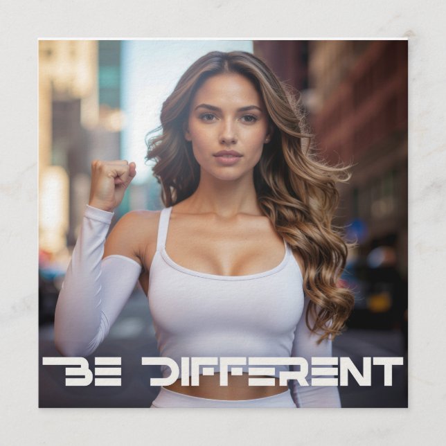 CONVITE BE DIFFERENT (Frente)