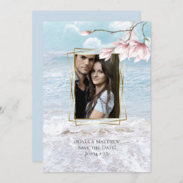 Convite Beach Arbor Elegant Seaside